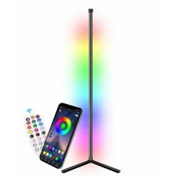 SWAGX Lampadaire D'angle Design RVB USB Avec Télécommande Et Contr?le D'application 150cm -Lampadaire Soldes 2022 57779143 3