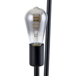 Paco Home Lampadaire Lampe De Bureau Lampe LED Salon Vintage Rétro Design Industriel E27  Lampadaire Bambou,  Sans Source -Lampadaire Soldes 2022 57792559 4