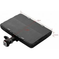 LANGRAY Luminosité Réglable Du Panneau Lumineux Vidéo LED 5500K Avec 3 Couleurs Pour Appareil Photo Canon Nikon Sony DSLR DV, Modèle : Noir -Lampadaire Soldes 2022 58139268 4