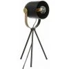 ATMOSPHERA Lampe Trépied En Métal - Longueur 18 Largeur 16 Hauteur 45cm - Noir