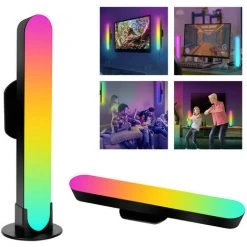 VINGO Lampada LED Intelligente, Lampada Connessa Con 9 Modalità Dinamiche E Modalità Di Sincronizzazione Della Musica, Luce D'atmosfera Per TV, PC - Le Noir