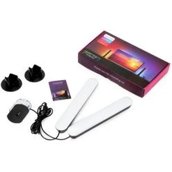 VINGO Lampada LED Intelligente, Lampada Connessa Con 9 Modalità Dinamiche E Modalità Di Sincronizzazione Della Musica, Luce D'atmosfera Per TV, PC - Le Noir -Lampadaire Soldes 2022 58622162 5