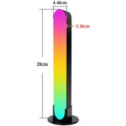 Randaco Smart LED Lampe, Lampe Connectée Avec 9 Modalità Dinamiche Et Modes De Synchronisation De La Musique,Lumière D'ambiance Pour TV,PC - Le Noir 8 Randaco Smart LED Lampe, Lampe Connectée Avec 9 Modalità Dinamiche Et Modes De Synchronisation De La Musique,Lumière D'ambiance Pour TV,PC - Le Noir -Lampadaire Soldes 2022 58741606 2