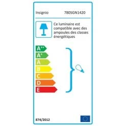 COTECOSY Lampadaire Tympanum Trépied Bois Blanc Blanc Créme Et Blanc - Blanc -Lampadaire Soldes 2022 59101428 4