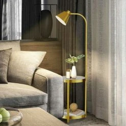 UNHO Lampadaire Sur Pied Salon Chambre Table D'Appoint USB Lampe De Lecture Avec Abat-jour - 155 X 40 Cm -Lampadaire Soldes 2022 59131763 5