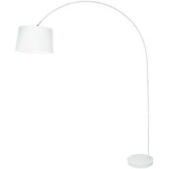 LUCE AMBIANTE DESIGN Lampadaire DREAM 1xE27 ø204cm En Métal Et Abat-Jour Tissu Blanc -Lampadaire Soldes 2022 59254796 3