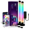 TANCYCO Lot De 2 Lampadaires D'angle RVB Pour Salon APP Smart Music Sync Couleur Changeante LED Lumières Chambre Décoration Colorée Lampe Éclairage D'ambiance Douce Dimmable Avec Télécommande -Lampadaire Soldes 2022 59867786 1