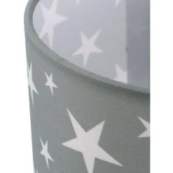Paco Home Lampe Pour Enfant Lampadaire LED Chambre D'enfant, Motif étoiles, Lampadaire E27  Un Pied Blanc,  Taupe (Ø38 Cm) -Lampadaire Soldes 2022 60072111 4