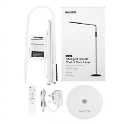 Lampadaire LED NACATIN U19A,Lampe Sur Pied Avec Luminosité Réglable,col De Cygne 360 °rotatif -Lampadaire Soldes 2022 60100031 5