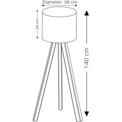GREENICE Lampadaire "Kano-1" [OPV-780SGN2466] -Lampadaire Soldes 2022 60500622 2