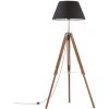NOVA Lampe En Bois En Bois En Teck 141 Cm Diverses Couleurs Couleur : Marron Et Noir -Lampadaire Soldes 2022 60806340 1