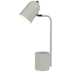 OSTARIA Lampe Métal Avec Pot Crayons Phineas Blanc - Blanc -Lampadaire Soldes 2022 60963519 4