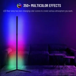 BENOBBY KIDS Éclairage LED RVB, Panneau Lumineux LED Avec Batterie Intégrée, Mode Couleur RVB, éclairage De Sol D'angle Droit Simple LED 20 W Avec Télécommande -Lampadaire Soldes 2022 61298312 3