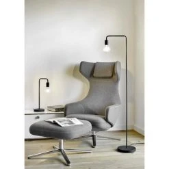 TRIO Lampadaire Douille Diallo - Noir -Lampadaire Soldes 2022 63788234 3