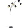 TRIO Lampadaire Arc 5 Lampes Tommy - Noir -Lampadaire Soldes 2022 63789471 1