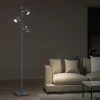 ETC-SHOP Lampadaire, Lampadaire LED 3 Lumières, Dimmable Lampadaire, Salon, Dimmable, Tactile, Spots Orientables, 3x LED 4,7W 470Lm Blanc Chaud, LxPxH 19x28x154 Cm -Lampadaire Soldes 2022 63842693 1