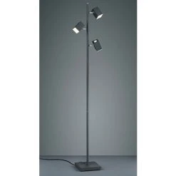 ETC-SHOP Lampadaire, Lampadaire LED 3 Lumières, Dimmable Lampadaire, Salon, Dimmable, Tactile, Spots Orientables, 3x LED 4,7W 470Lm Blanc Chaud, LxPxH 19x28x154 Cm -Lampadaire Soldes 2022 63842693 5