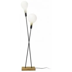 XANLITE - Lampadaire Twinsy Bambou Et Métal Noir Xanlite Déco - XDLTWINSYWB -Lampadaire Soldes 2022 63861601 5