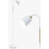 HAZEL Lampadaire Sur Pied Blanc Anten VILI | Pivotant Douille E27 Max. 60W | Lampe De Canapé Moderne En Métal Avec Hauteur 159cm | Pour Salon Canapé Chambre à Coucher, Rétro En Métal（sans Ampoules） [Classe énergétique A+] -Lampadaire Soldes 2022 64196159 1