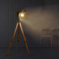 HAZEL Lampe Projecteur Avec Trépied [Classe énergétique A+] -Lampadaire Soldes 2022 64196167 3