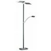 B-LEUCHTEN LUMINAIRE DESIGN Lampadaire LED Anthracite Mido Avec Liseuse Du Blanc Chaud Au Blanc Froid - Noir -Lampadaire Soldes 2022 65110422 1