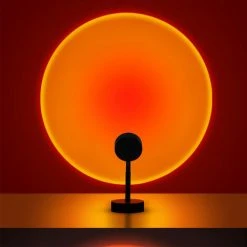 BDD Lumière D'ambiance LED Pour Coucher De Soleil, Décoration De Fête, Projection (version Rouge Coucher De Soleil) -Lampadaire Soldes 2022 65375466 3