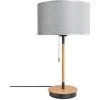 Paco Home Lampadaire Salon Abat-Jour Tissu Lampe À Poser Textile E27 Veilleuse  Gris (Ø28cm),  Lampe De Table - Noir -Lampadaire Soldes 2022 67468806 1