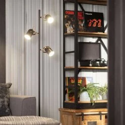 LEDKIA Lampadaire Cano 3 Spots Noir - Noir -Lampadaire Soldes 2022 6766477 3