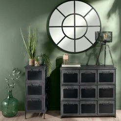 HOMEMAISON Lampe Trépied Style Indus Noir H 56 Cm - Noir -Lampadaire Soldes 2022 68274663 3