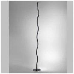 MILLUMINE Lampadaire Noir Design LED Audace - Noir -Lampadaire Soldes 2022 6885145 3