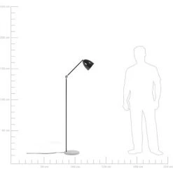 BELIANI Lampadaire Noir - Noir -Lampadaire Soldes 2022 7769648 4