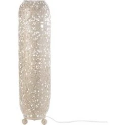 BELIANI Lampe De Table Crème Et Doré Au Style Oriental - Beige