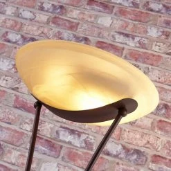 LINDBY Lampadaire LED 'Felicia' En Métal Pour Salon & Salle à Manger - Rouille, Ambre -Lampadaire Soldes 2022 8054159 3