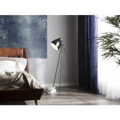 BELIANI Lampadaire Noir - Noir -Lampadaire Soldes 2022 8464185 2