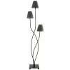 Atmosphera - Lampadaire 3 Têtes 3 Abat-jours H 150 Cm - Gris -Lampadaire Soldes 2022 8863831 1