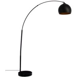 ATMOSPHERA Lampadaire En Métal Contempo Chic - H. 175 Cm - Diam. 175 - Noir
