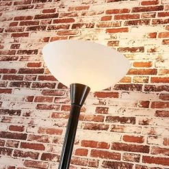 LINDBY Lampadaire 'Ignacia' En Métal Pour Salon & Salle à Manger - Noir Ancien, Blanc -Lampadaire Soldes 2022 9730770 4